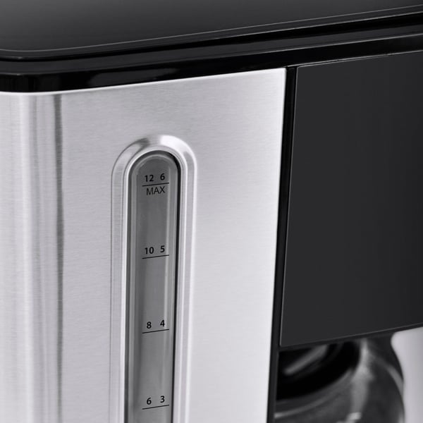 Caso 1846, Kaffebrygger (drypp), 1,5 l, Malt kaffe, 900 W, Sort, Rustfritt stål