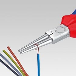 Knipex 30 25 160, Kärkipihdit, 2,5 mm, 5 cm, Terästä, Sininen, Punainen, 160 mm