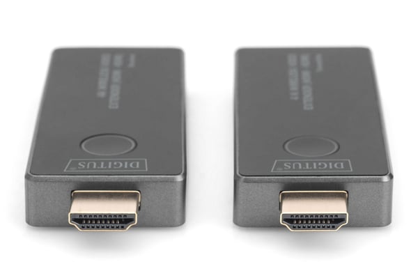 Digitus DS-55323 langaton HDMI-jatkosarja 30 m 4K/30 Hz, musta/hopea