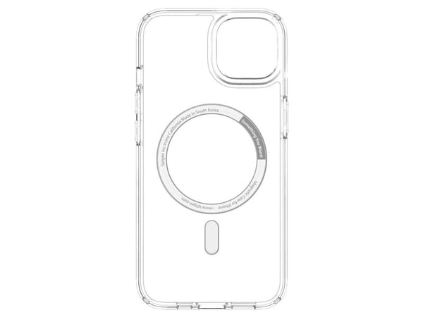Spigen ACS03528, Etui, Apple, iPhone 13, 15,5 cm (6.1"), Gjennomsiktig, Hvit