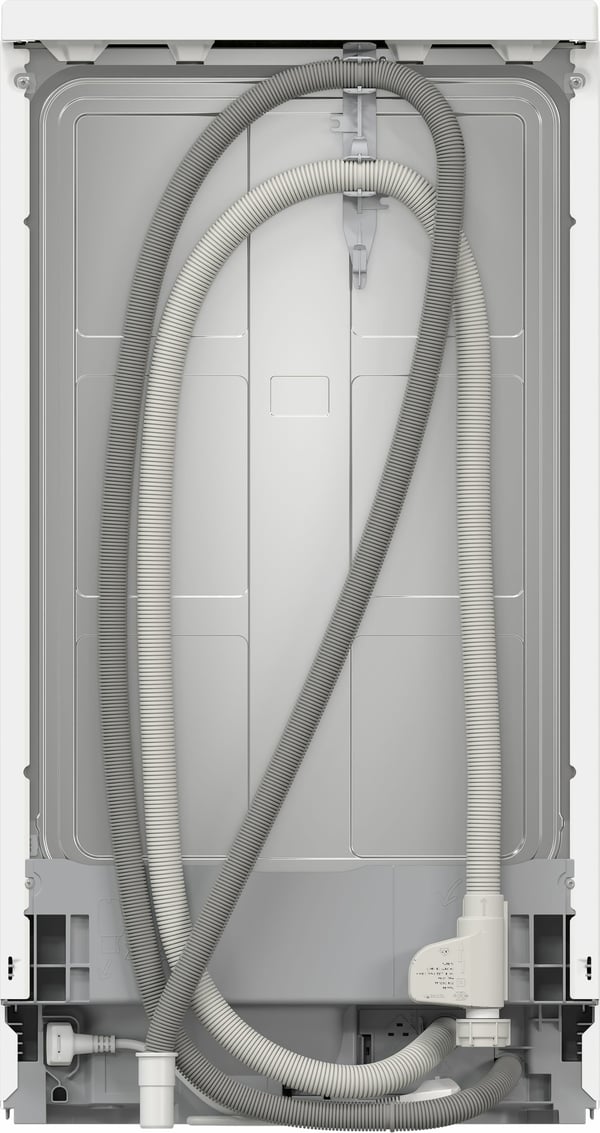 Bosch Serie 2 SPS2HKW58E, Frittstående, Slimline (45 cm), Hvit, Hvit, Knapper, 1,75 m