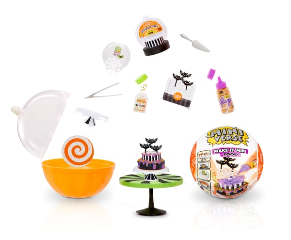 Miniverse Make It Mini Diner: Halloween Licensed WB Theme in PDQ, 8 År, Flerfarvet, Plast