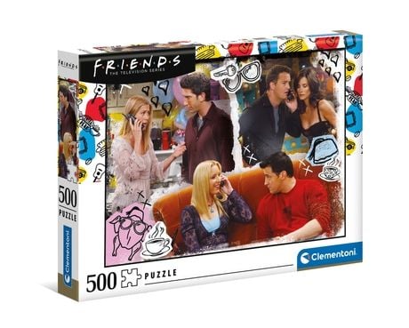 Clementoni - Friends - puslespill - 500 deler