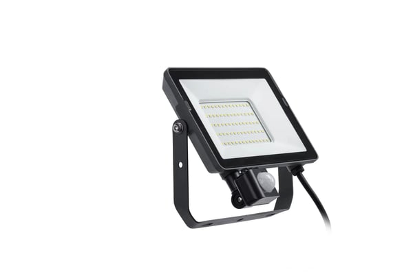 Philips ProjectLine - Flomlys - LED - 50 W - naturlig hvitt lys - 4000 K - flat - svart, blank