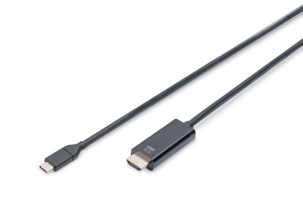 DIGITUS - Adapterkabel - USB-C hane till HDMI hane - 2 m - stöd för 4K