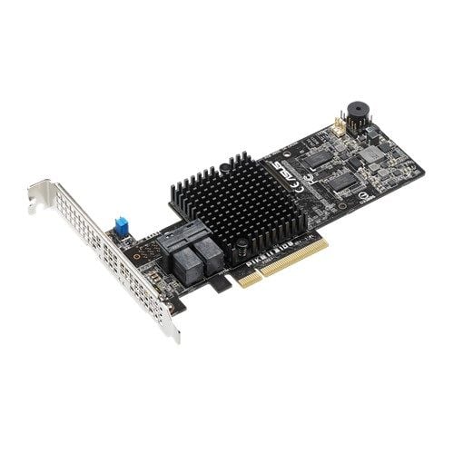 ASUS PIKE II 3108-8i/240PD - Kontrollerkort (RAID) - 8 Kanal - SATA 6Gb/s / SAS 12Gb/s - låg profil - RAID 0, 1, 5, 6, 10, 50, JBOD, 60 - PCIe 3.0 x8