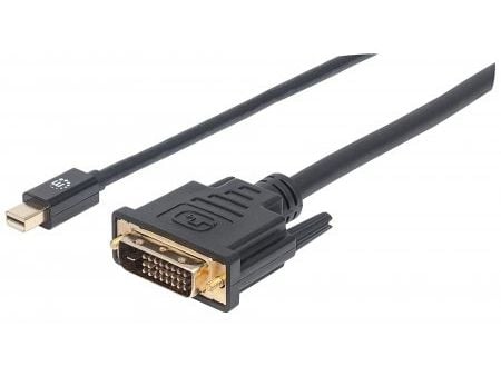 Manhattan 152150, 1,8 m, Mini DisplayPort, DVI-D, Hankjønn, Hankjønn, Rett