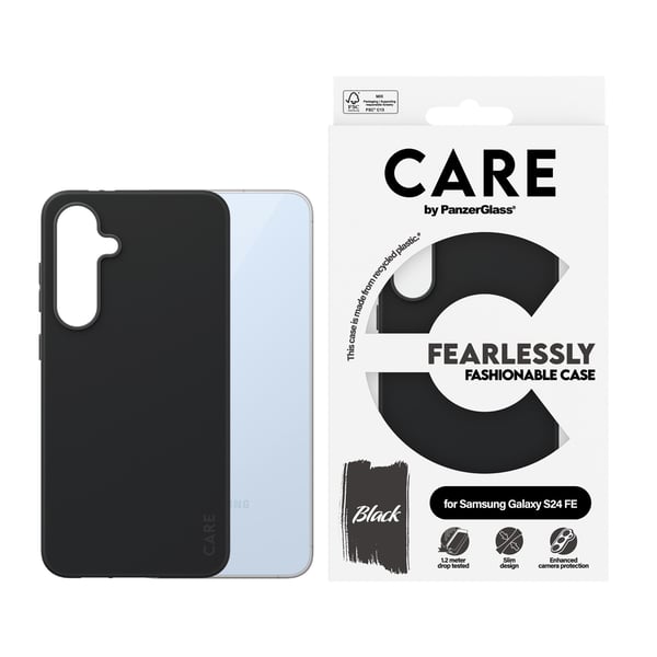 CARE by PanzerGlass Fearlessly - Bagsidecover til mobiltelefon - lajittelu - Samsung Galaxy S24 FE:lle
