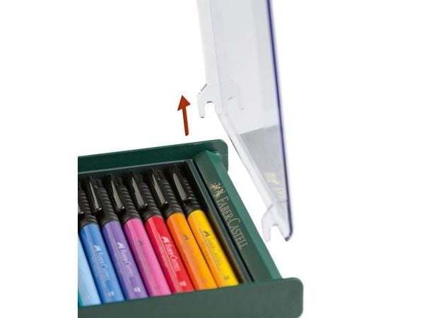 Faber-Castell PITT Artist Pen - Børstepenn - permanent - assorterte lyse farger - tusj (en pakke 12)