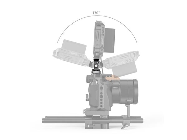 SmallRig 2905, Näytön kiinnike, Musta, Ruostumaton teräs, Alumiini, Ruostumaton teräs, 1/4", SmallHD Focus -sarja SmallHD Focus OLED -sarja SmallHD...