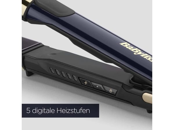 BaByliss ST484E suoristusrauta Black Onyx, musta/kulta
