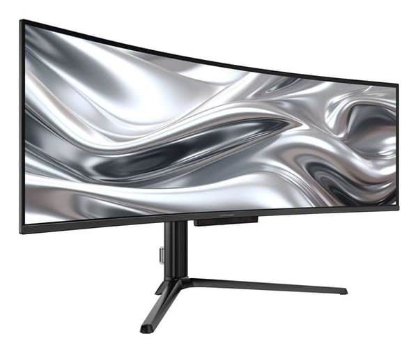 LC-Power LC-M49QCO, 124,5 cm (49"), 5120 x 1440 piksler, Quad HD, QD-OLED, 0,03 ms, Svart