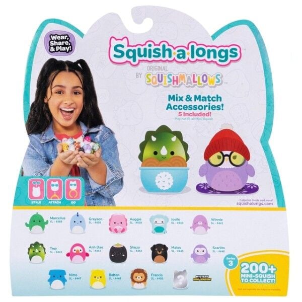 Squish-a-longs 2,5 cm 14 Pack Style 2 S3