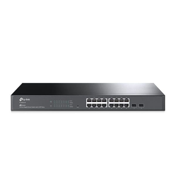 TP-Link JetStream TL-SG2218 verkkokytkin, 16 Gigabit-porttia, 2 SFP-paikkaa