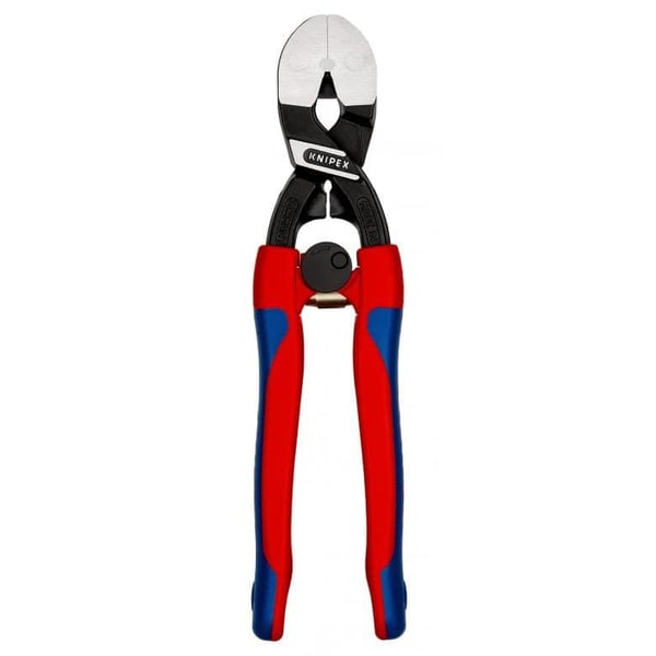 Knipex 72 62 200, Kaapelileikkuri, Sininen, Punainen, Terästä, Musta, 6 mm, REACH