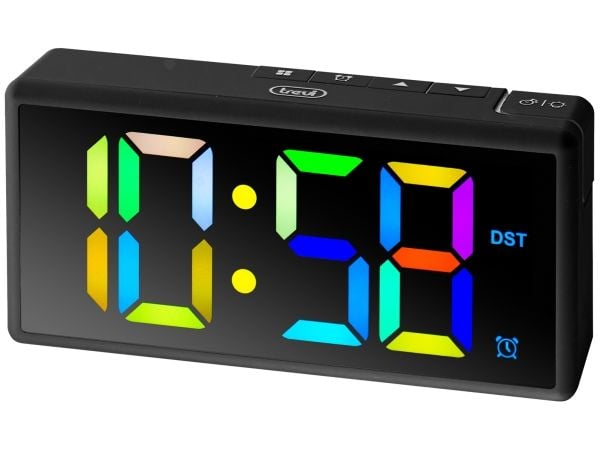 Trevi väckarklocka Trevi EC88600 RGB black