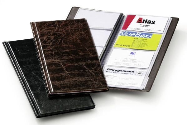 Durable Visfix 96, 96 fickor, 90 x 57 mm, 96 kort, Svart, PVC, 115 mm