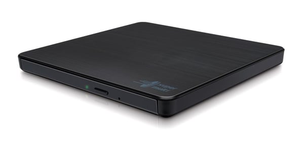 Hitachi-LG Slim Portable DVD-Writer, Musta, Kelkka, Työpöytä/Laptop, DVD±RW, USB 2.0, 60000 h