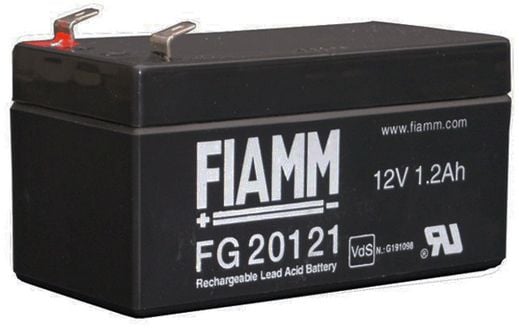 FIAMM FG20121, 12 V, 1 stykker, Sort, 1,2 Ah, 5 år, 570 g