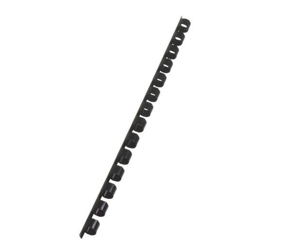 CombBind innbindingsrygg Combs GBC 8mm A5 14R svart - (100 stk.)