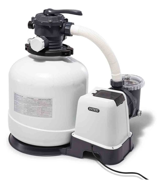 Intex 26652, Sandfilterpump, Svart, Vit, Plast, Ovanmarkspool, Kina, 6-vägsventil
