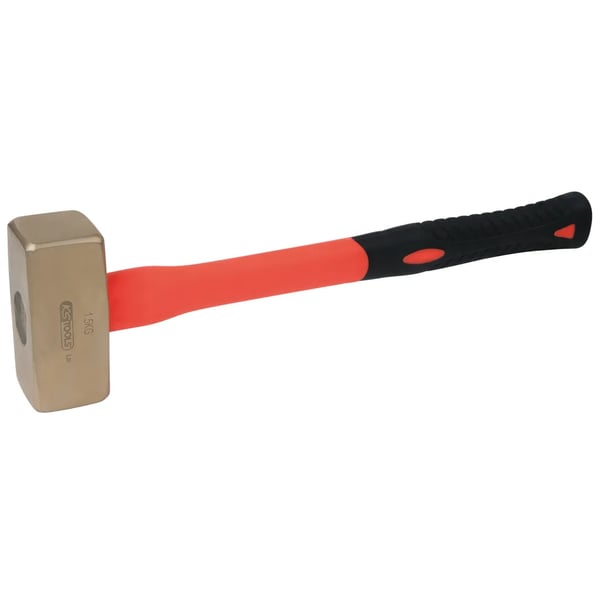 KS Tools 963.2065, Slegge, Aluminiumsbronse, Fiberglass, 40 cm, 2,9 kg, 2,5 kg