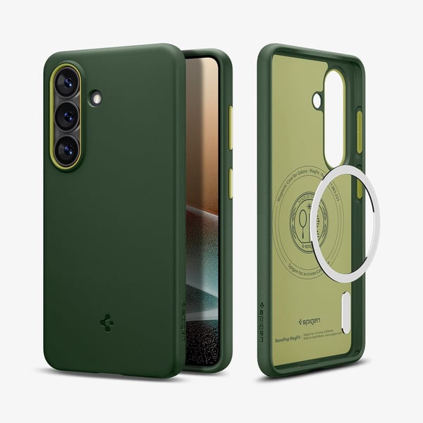Spigen Nano Pop (Mag Fit), deksel, Samsung, Galaxy S26, 16 cm (6,3"), Grøn