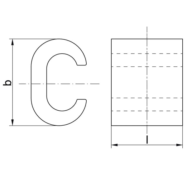 Klauke CK25 Afgreningslampe fleksibel: 25-35 mm² stift: 25-35 mm² 1 stk