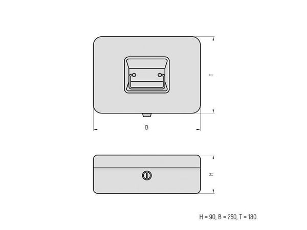 BASI GK 10, Musta, Avain, 250 x 180 x 90 mm, 1,25 kg, 2 kpl