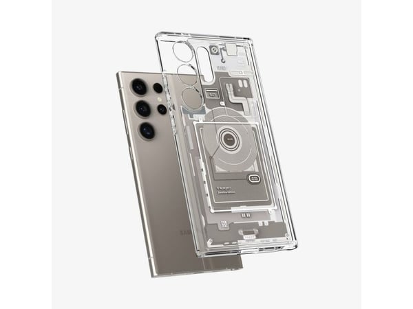 Dėklas Spigen Ultra Hybrid Sam S24 Ultra S928 Zero One Natural Titanium ACS07653
