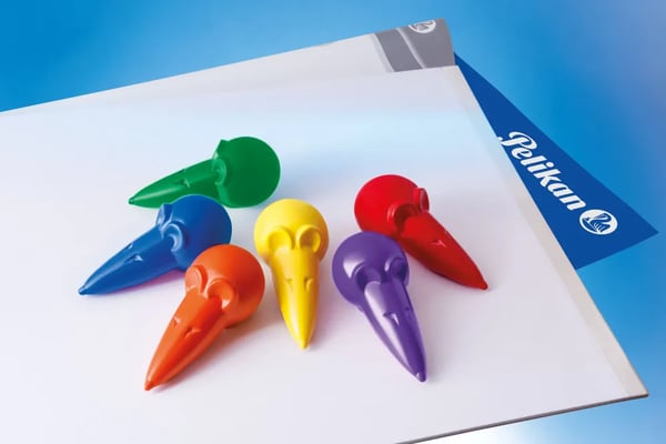 Pelikan 803328, 6 kpl, Sininen, Vihreä, Oranssi, Punainen, Violetti, Keltainen, Monivärinen, Vaha, Kupla