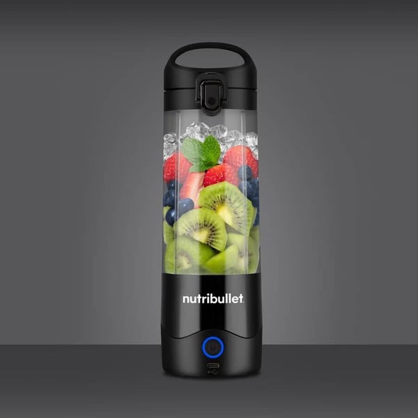 NutriBullet NBP003B, Bærbar blender, 0,475 l, Pulsfunksjon, Isknusing, 0,4237 m, Svart