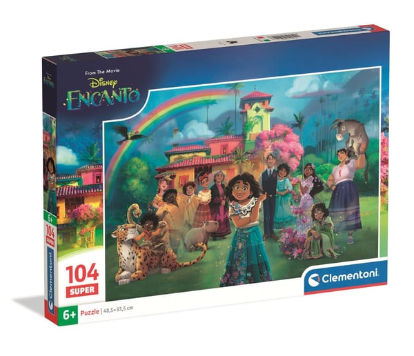 Clementoni Puslespil Super Disney Encanto, 104 brikker