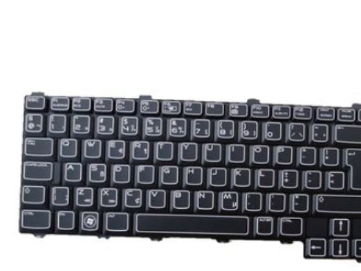 DELL 8N0TM, Tastatur, Nederlandsk, DELL, Alienware M17X R2