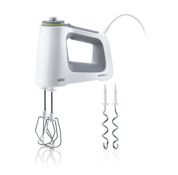 Braun MultiMix 5 HM 5100 WH - Håndmikser - 750 W - hvit/grå