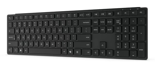 Lenovo 4Y41S04668, Täysikokoinen (100 %), Langaton, RF Wireless + Bluetooth, Metal dome key switch, Musta