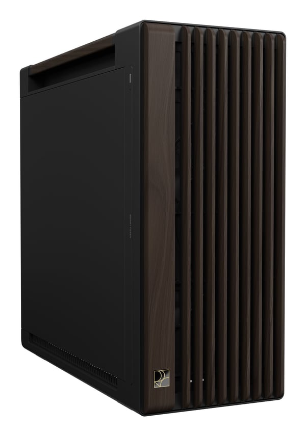 ASUS ProArt PA602 miditornikotelo E-ATX, moderni musta, pähkinäpuu