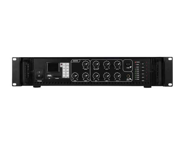 Omnitronic 80709719, 120 W, A/B, 0,5%, 85 dB, 80 - 16000 hz, Klämplintar