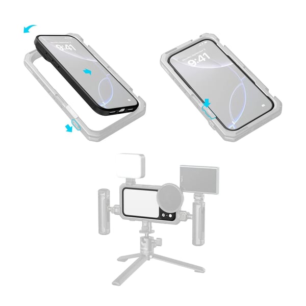 SmallRig FilMov, Border, Apple, iPhone 17 Pro Max, 17,5 cm (6.9"), Svart