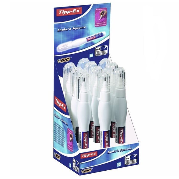 Eraser tipp-ex 8 shake´n squeeze, 8 ml