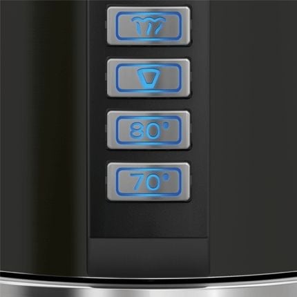 Graef WK 902, 1,2 l, 2015 W, Sort, Rustfritt stål, Rustfritt stål, Vannivåindikator, Overopphetingsbeskyttelse