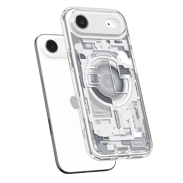 Spigen Ultra Hybrid Zero One (MagFit), Etui, Apple, iPhone 17 Air, 16,5 cm (6.5"), Gjennomsiktig, Hvit