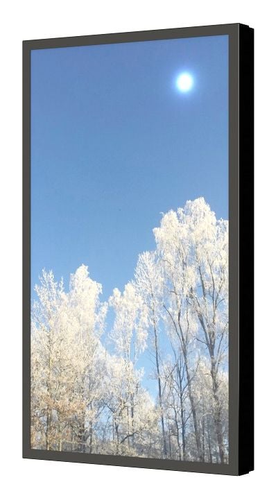 HI-ND WC5012-0201-52, Polykarbonaatti (PC), musta, Maisemakuva, 127 cm (50"), Seinä, QMC