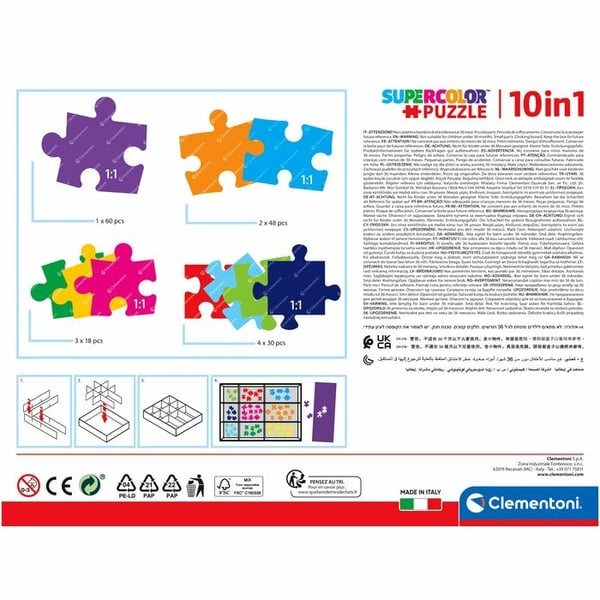 Clementoni Clementoni Puzzle 10in1 Peppa Pig. Peppa gris 20271