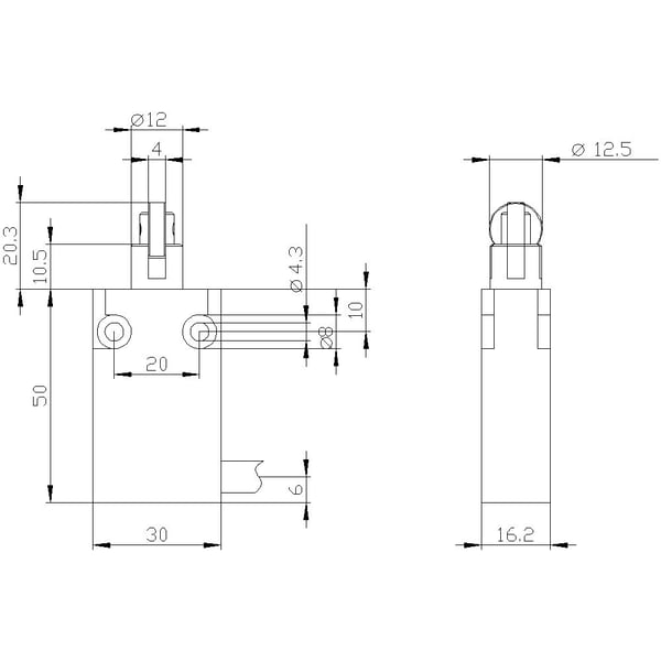 Siemens 3SE54130CD231EA2 3SE5413-0CD23-1EA2 Positionsschalter 240 V 6 A IP67 1 St., Metall, IP67, Cuboid, 150 mm, 150 mm, 30 mm
