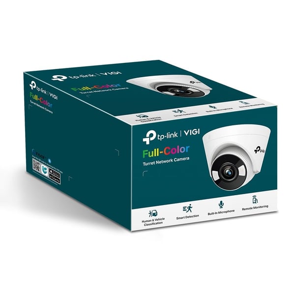 TP-Link VIGI C430, IP-säkerhetskamera, Inomhus & utomhus, Kabel, Tak, Svart, Vit, Turret