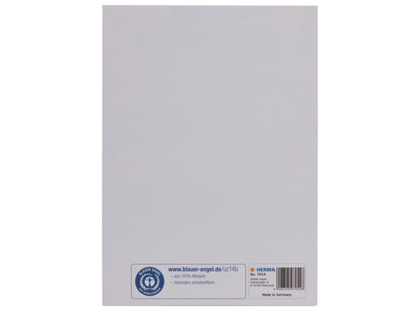 HERMA häftesskydd papper A5 vit - Vit - Papper - 153 mm - 212 mm - 1 st (7054)