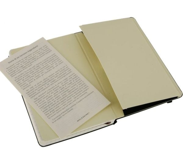 Moleskine Classic Notebook Pocket, kvadreret, hard cover sort