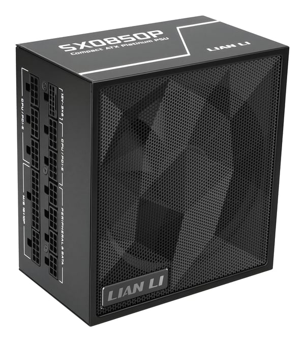 Lian Li SX0850P virtalähde 850 W 80 PLUS Platinum täysin modulaarinen, musta