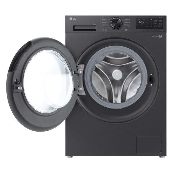 LG F2X50S9TBB frontmatet vaskemaskin 9 kg, klasse A, 60 cm, matt svart